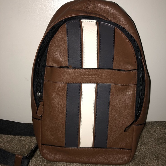 coach one strap backpack